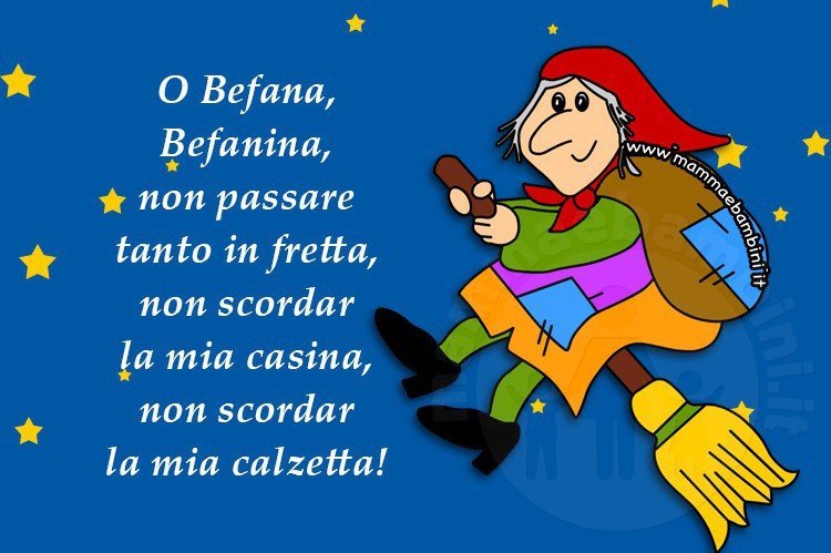 Cartoline sulla Befana con frasi 4 cartolina befana 1