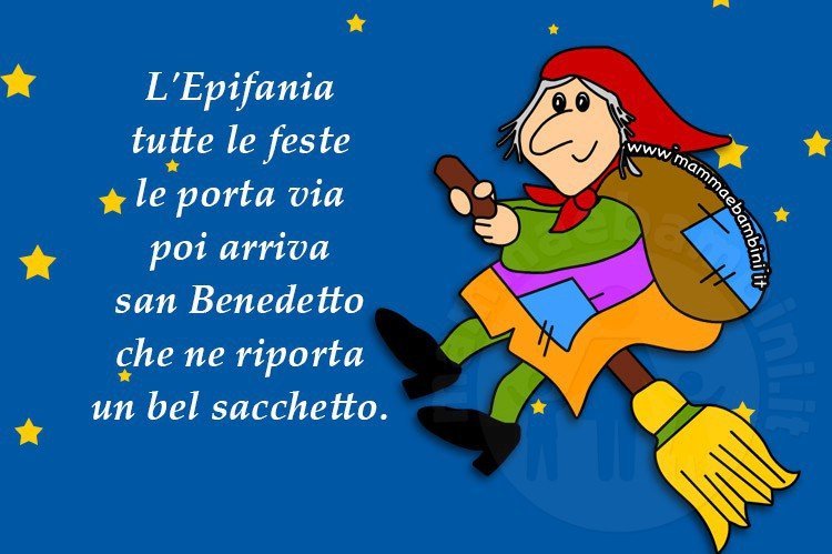 cartolina befana