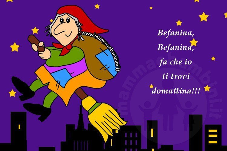 Frasi sulla Befana da stampare 2 cartonina befana befanina