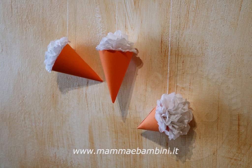Decorazioni per feste a cono gelato 1 decorazioni feste fai da te 2