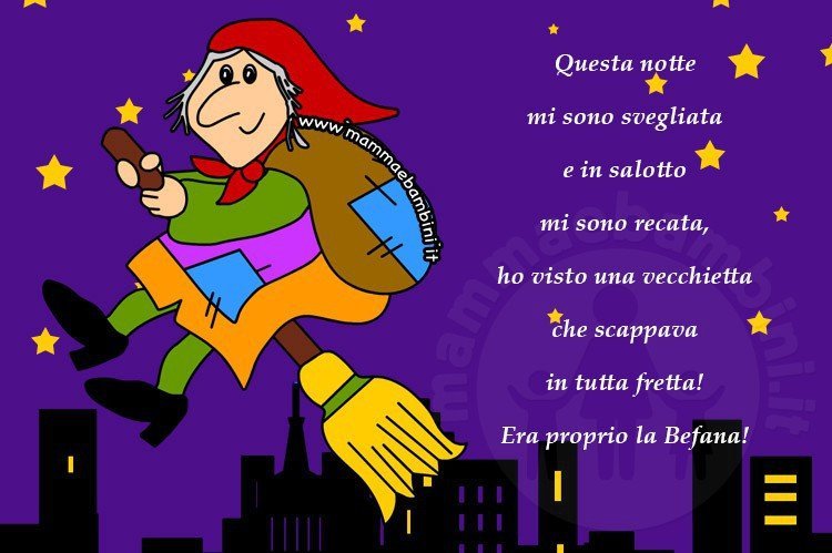 Frasi sulla Befana da stampare 3 frase befana filastrocca