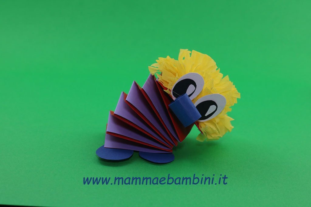 Pupazzo a molla lavoretto per Carnevale 1 lavoretto per carnevale pupazzo