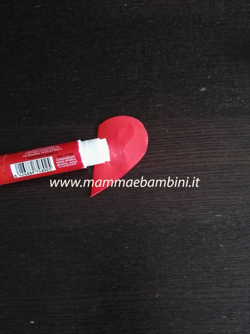 Lavoretto cuore di carta 3D 11 cuore di carta da appendere 10