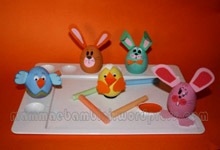 Decorare le uova per Pasqua: tanti animaletti