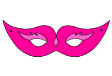 Carnevale: maschere da ritagliare