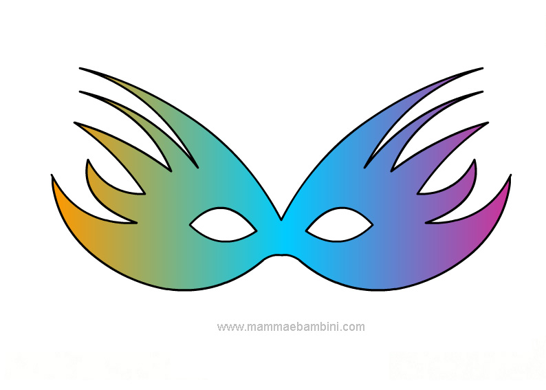 Carnevale: maschera allegra fantasia