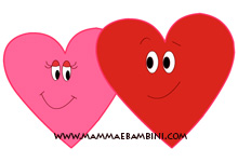 Biglietto S. Valentino: due cuori