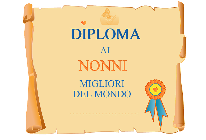 Diploma per i nonni