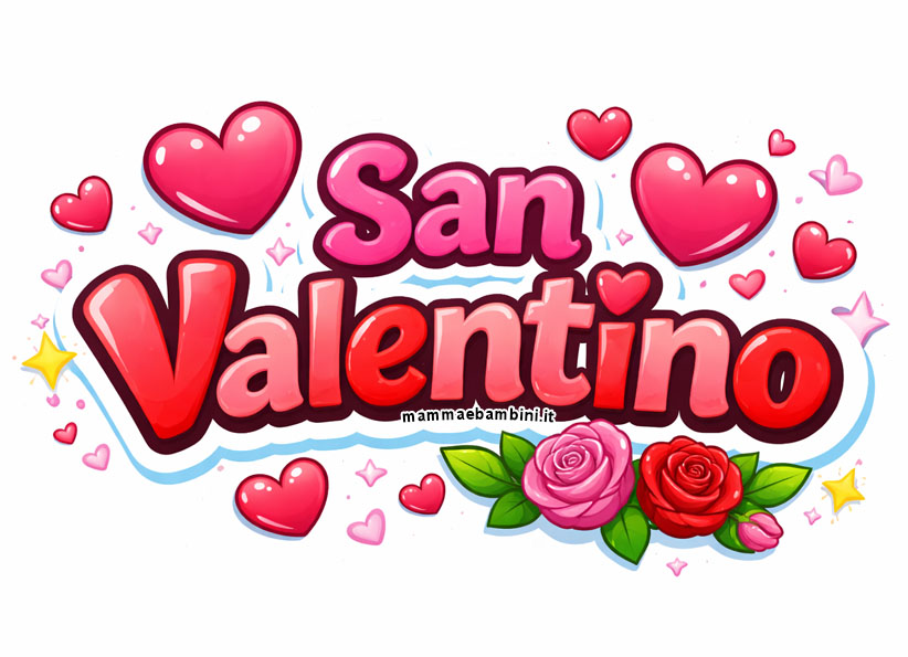 san valentino scritta