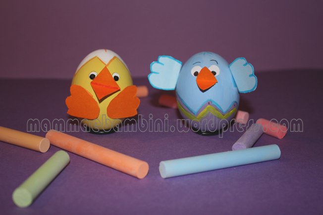 Decorare le uova per Pasqua 9 07 Coppia W
