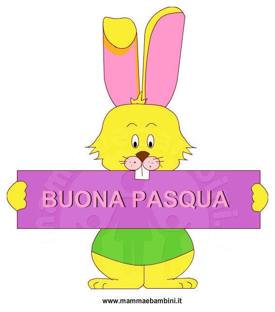 coniglio buona pasqua