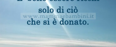 frase del giorno donare