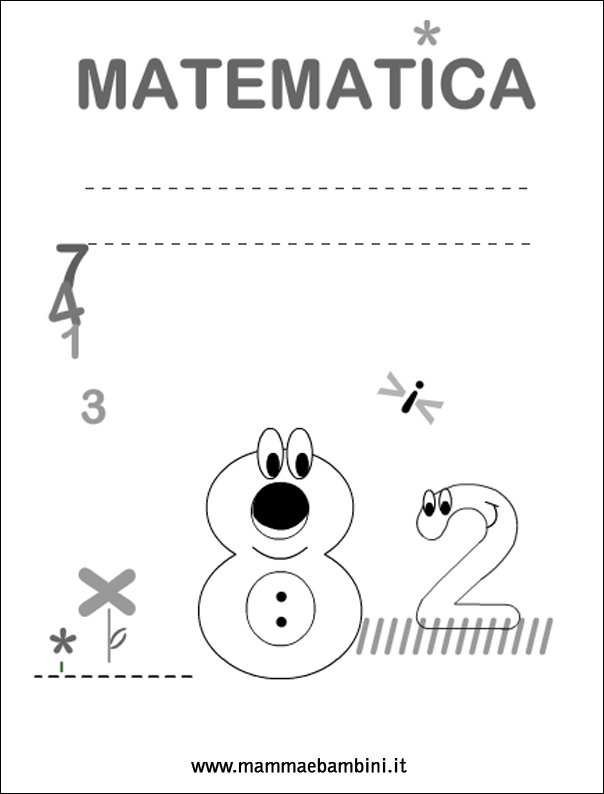 copertina matematica da colorare2