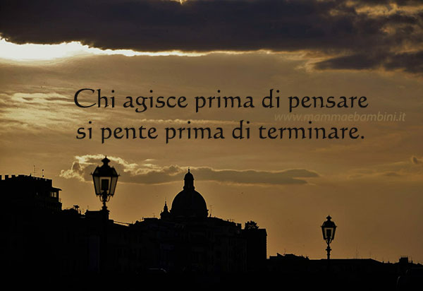 frase pensare agire