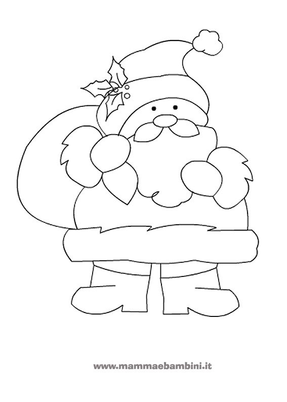 Babbo Natale Disegno Facile