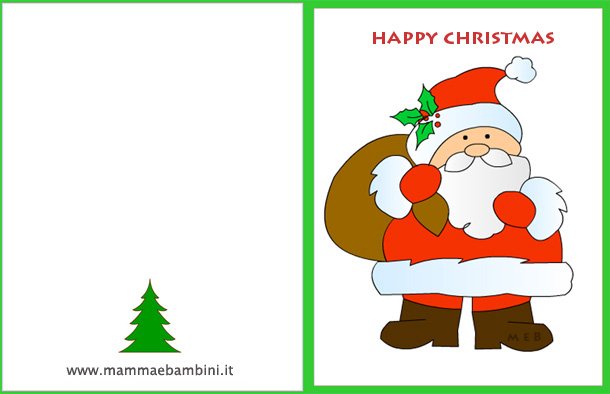 biglietto babbo Natale 4