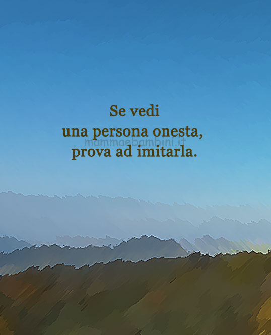 frase del giorno onesta