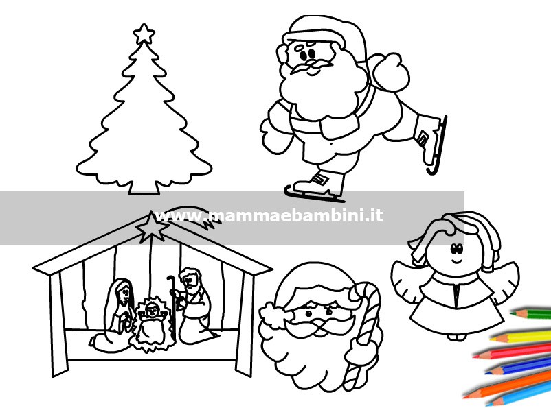 natale disegni da colorare