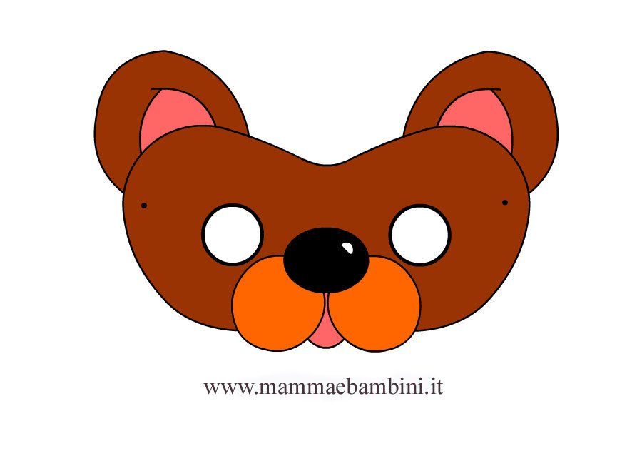 maschera orso B