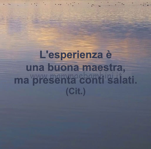 Frase del giorno 1 marzo sull'esperienza 1 frase del giorno esperienza