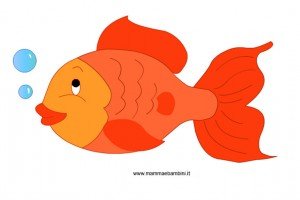 pesce Aprile colorato
