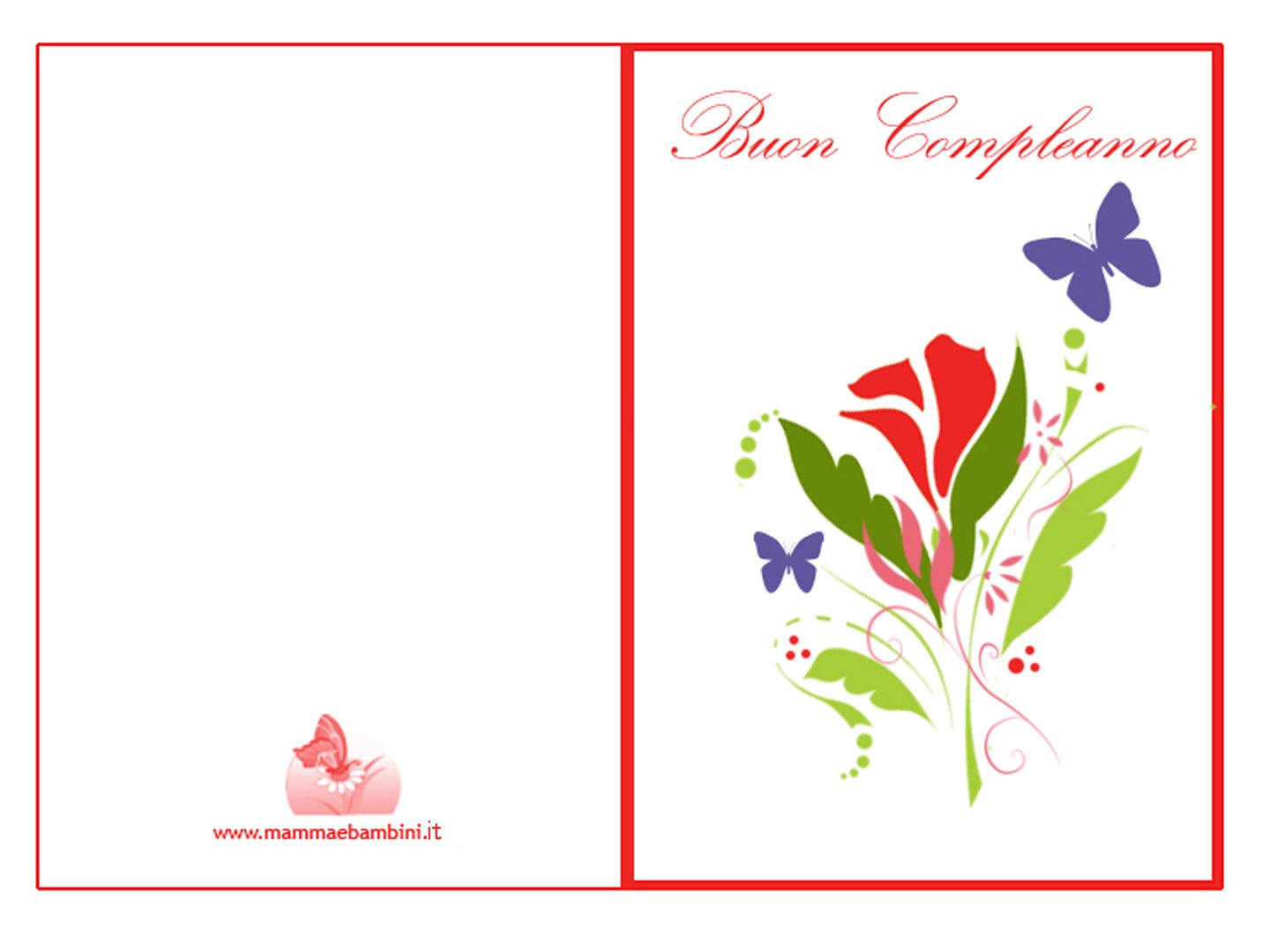 Biglietti Di Auguri Pieghevoli Da Stampare E Colorare