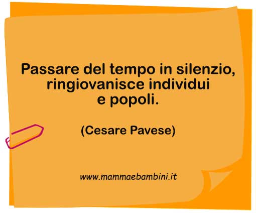 frase silenzio