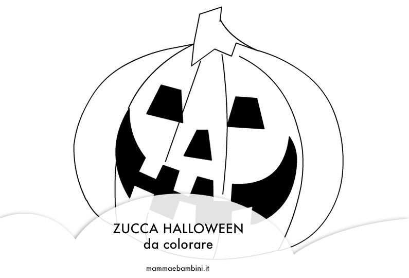 zucca hallloween disegno