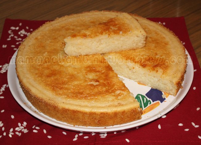 torta riso fetta