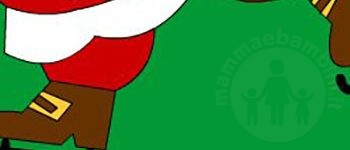 babbo natale sui pattini