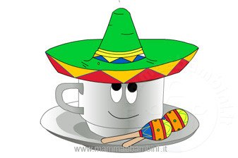 tazza carnevale sombrero