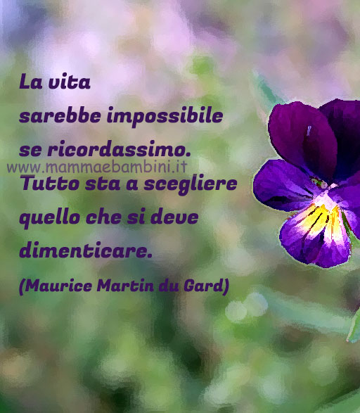 frase del giorno dimenticare