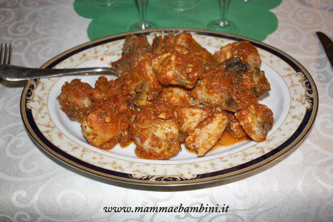 Ricetta Pollo alla Cacciatora 1 pollo cacciatora