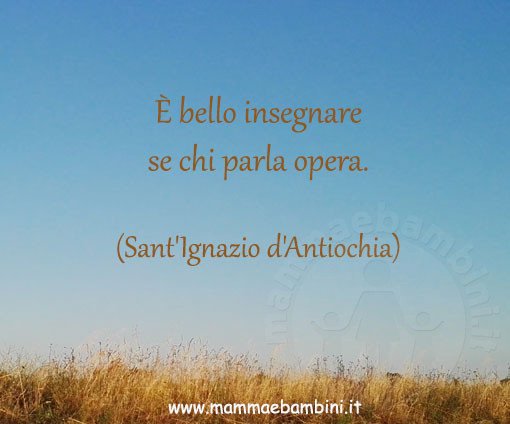 frase insegnare