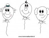 Palloncini Da Colorare Per Bambini Mamma E Bambini