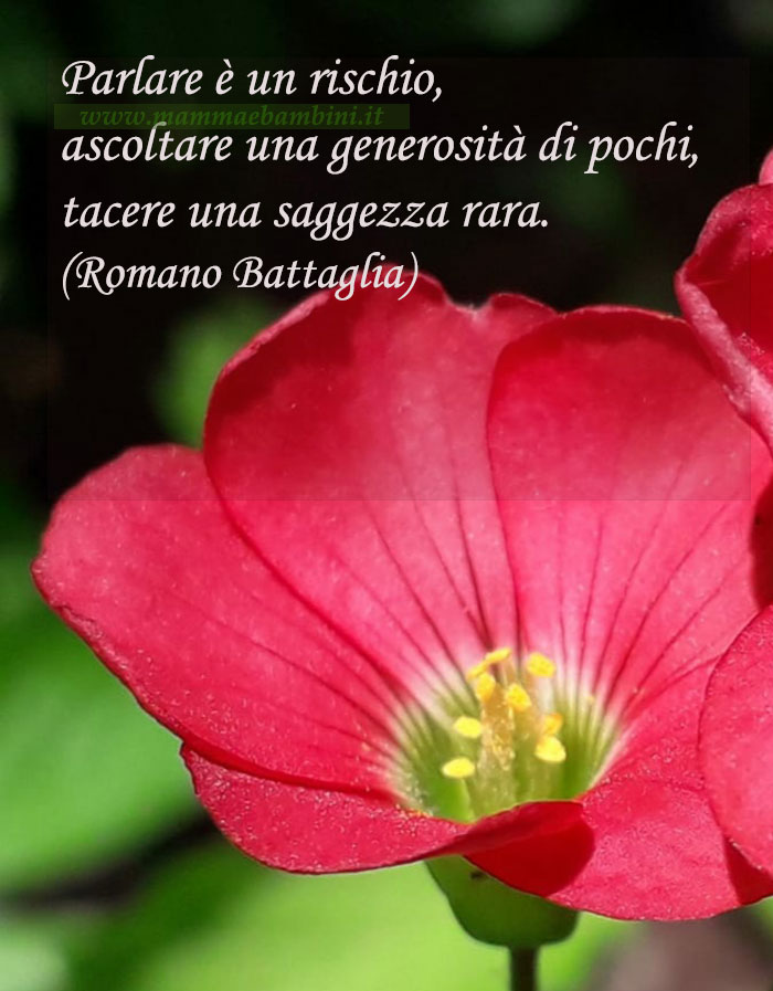 Pensiero Del Giorno 13 Settembre Frase del giorno 13 settembre sul parlare - Mamma e Bambini