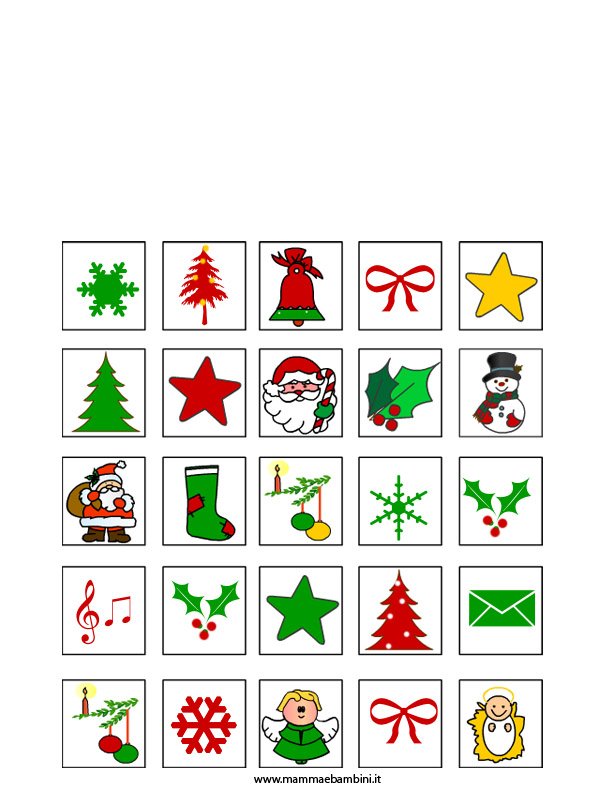 Calendario Dell Avvento Da Stampare Mamma E Bambini