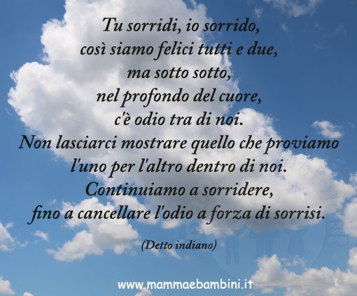 frase sorridere