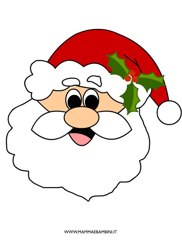 disegno babbo natale