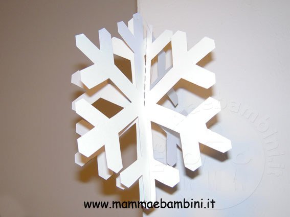 Addobbi con fiocchi di neve