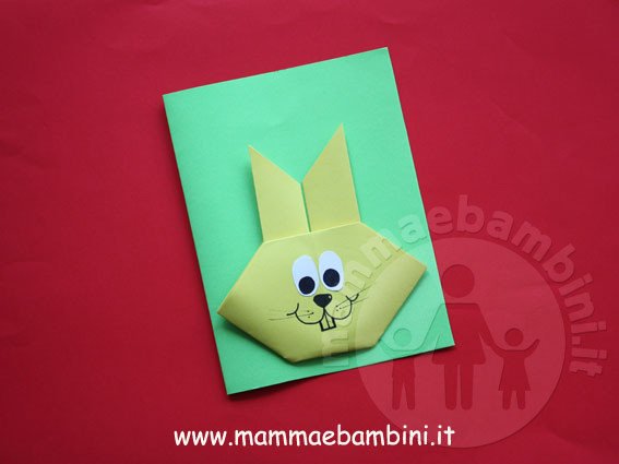 origami coniglio 10