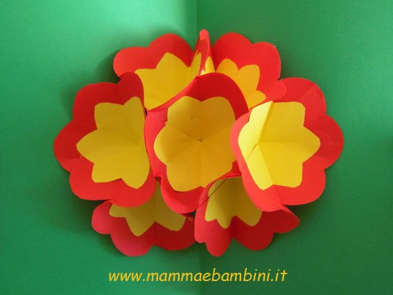 biglietto 3d fiori 2