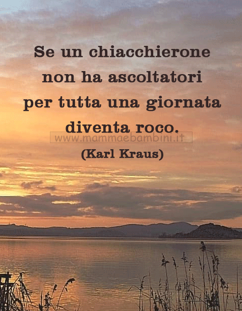 Frase del giorno 18 maggio su parlare 1 frase del giorno chiacchierone