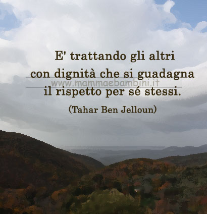 frase del giorno dignita