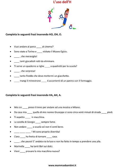 Esercizi Di Grammatica Da Scaricare Bigwhitecloudrecs