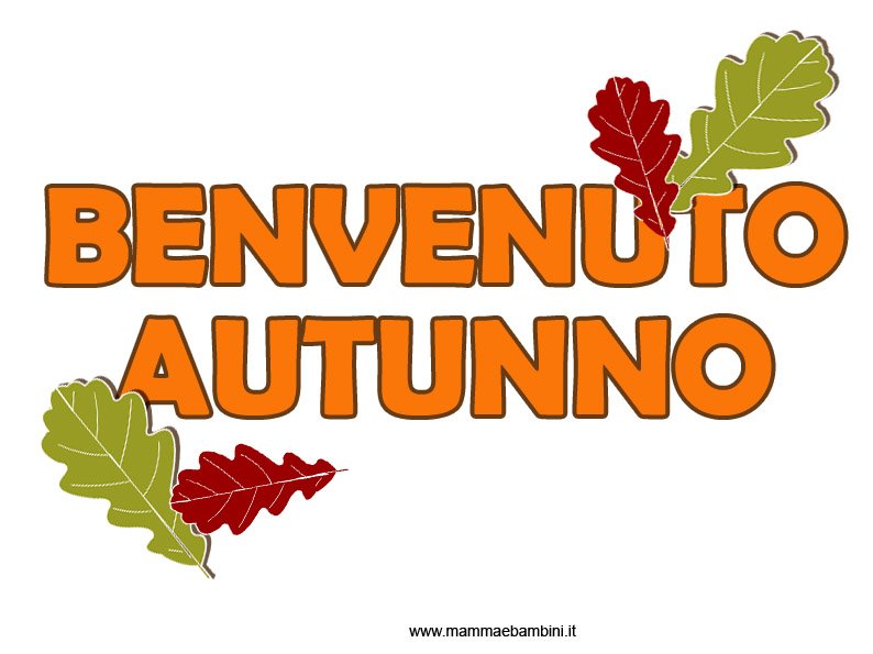 benvenuto autunno