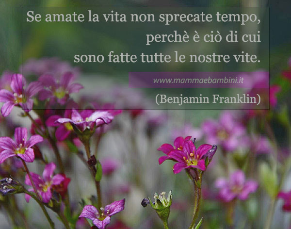 Frase del giorno 12 settembre sull'importanza del tempo 1 frase sul valore del tempo