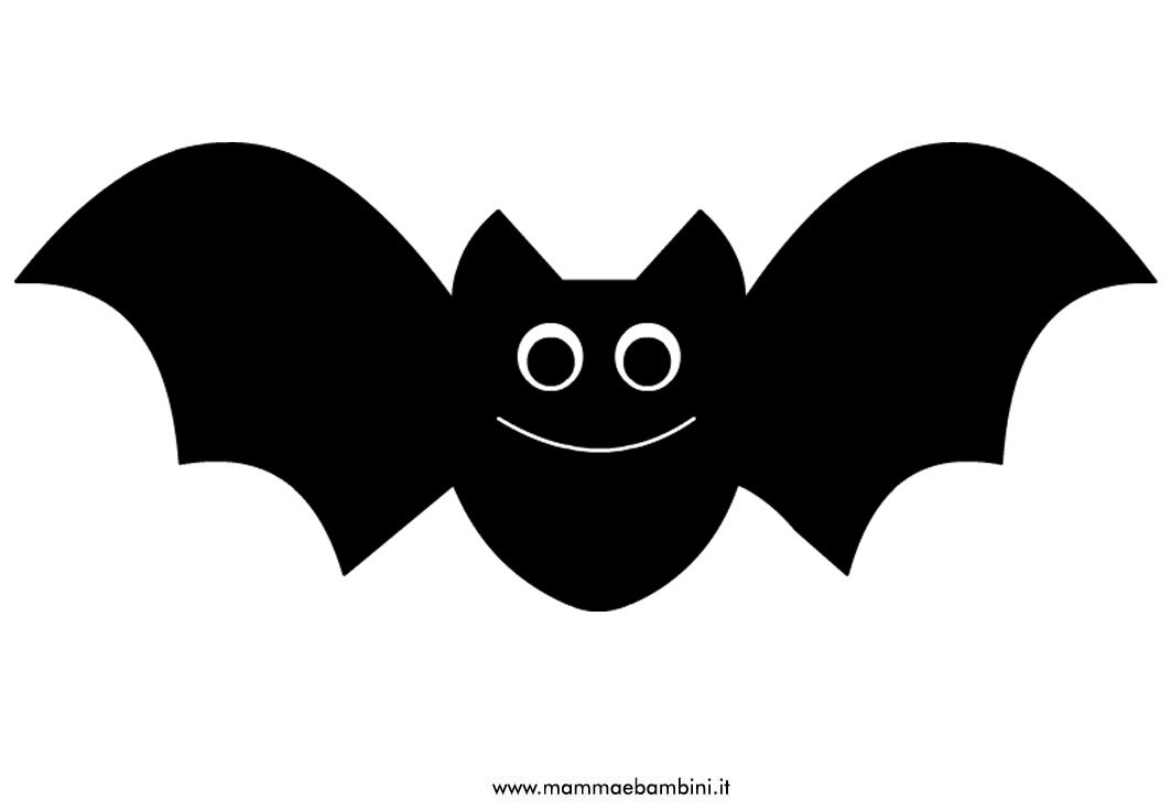 Disegno Pipistrello Da Ritagliare Per Halloween Mamma E Bambini