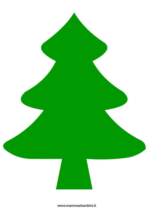 Albero Di Natale Disegno.Disegno Albero Di Natale Da Ritagliare Mamma E Bambini