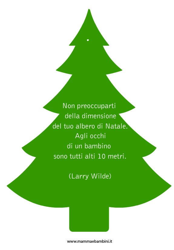 albero con frase colorato